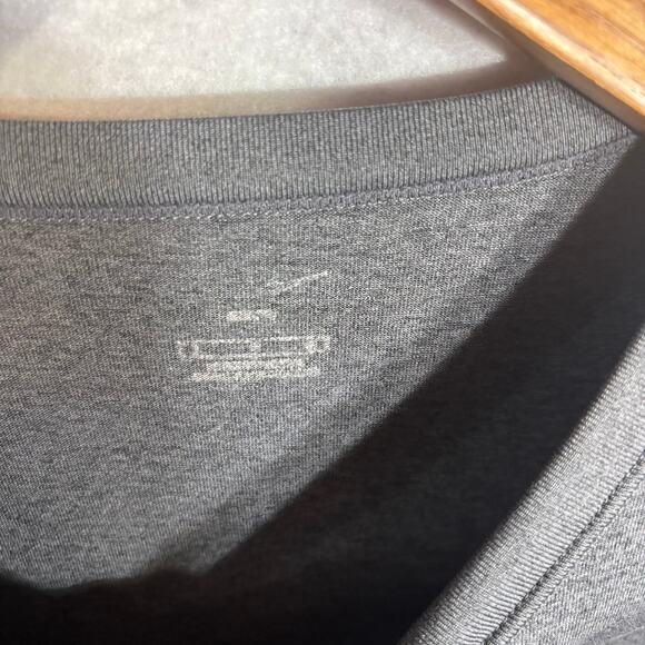 Nike Dri-FIT Men's Training T-Shirt Heather Gray Size Large L - Picture 2 of 7